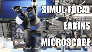 SDG 113 Black Eakins SimulFocal 35x90x Microscope [upl. by Sydel]