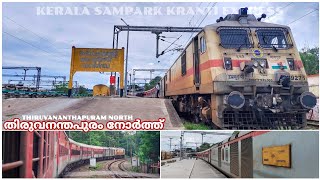 Ernakulam To Kochuveli Full Journey Part 2  Kerala Sampark Kranti Express  longest train of India [upl. by Susy]