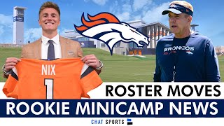 Broncos Cut 2 Players  Denver Broncos Minicamp News Day 1 Highlights amp Top 5 Players To Watch For [upl. by Anidem]