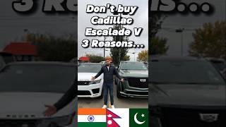 Escalade V Cadillac DONT BUY  Not the best car due to one of the following reasons escaladev [upl. by Racklin]