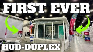 WOW the FIRST nationally available HUDApproved manufactured DUPLEX home [upl. by Noryd856]