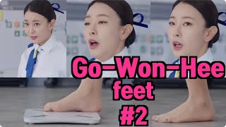 Go Wonhees feet 2 Korean Actresses feet [upl. by Atrebla]