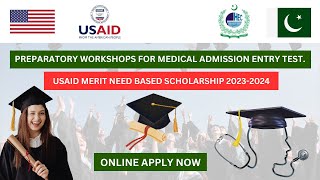 USAID Talent Hunt Program 2023  USAID Merit Need Based Scholarship 2023  Free Medical Test Prep [upl. by Fatimah]