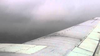 LANDING IN SEVERE TURBULENCE AND WIND BOEING 737 BRITISH AIRWAYS [upl. by Azeret]