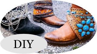 DIY Boho Boots 5 Stiefel Styles für den Herbst [upl. by Anatnahs]