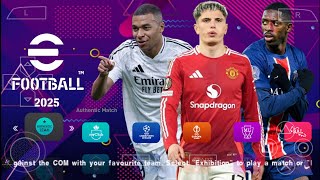 eFootball PES 2025 PPSSPP Download English Version Update New Kits 2425 amp New Transfers HD Graphics [upl. by Grimbly]