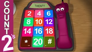 Counting by 2s  Learning to Count by Two for Kids [upl. by Ciccia729]