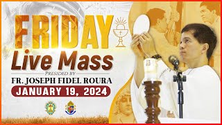 FRIDAY FILIPINO MASS TODAY LIVE  JANUARY 19 2024  FR JOSEPH FIDEL ROURA [upl. by Vicky]