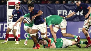 Tournoi des Six Nations moins 20 ans 2024  France  Irlande  Le résumé complet [upl. by Cilka]