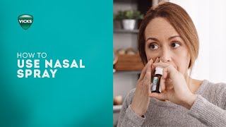 How to Use a Nasal Spray  Vicks Sinex [upl. by Ita]