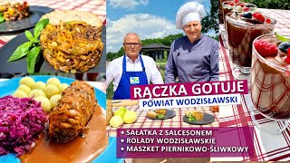 Rączka gotuje sałatka z salcesonem rolady wodzisławskie modra kapusta maszket piernikowośliwkowy [upl. by Arch]