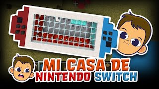 ⛏️ Como hacer Casa en forma de Nintendo Switch🕹️Construcción en Minecraft 🎮 Mi primer Video en YT ✌ [upl. by Maggie]