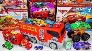 Disney Pixar Cars Unboxing Review  Lightning McQueen Mechanic Shop and Launcher Monster Truck ASMR [upl. by Atikin]