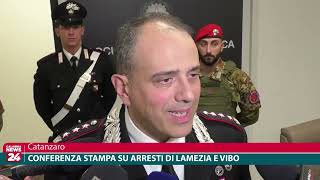 Conferenza stampa Operazione Lamezia [upl. by Aniez]