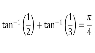 Arctan12arctan13pi4 using complex numbers [upl. by Aksel989]