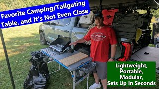 Best CampingTailgate Table I Think So Core Equipment Table Lightweight and Portable [upl. by Kinimod]