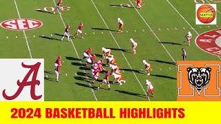 10 Alabama vs Mercer Football Game Highlights  2024 College Football Week 12 [upl. by Rachael]