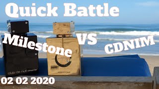 Armaf Milestone VS CDNIM  Quick Battle 02 02 2020 [upl. by Lissner]