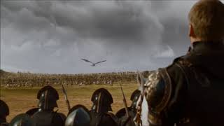 GAME OF THRONES 7x04 The Spoils of War The Loot Train Attack Drogon entrance [upl. by Nikolos236]