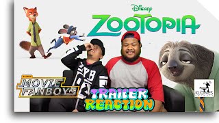 Zootopia 2016  Official Sloth Trailer Reaction Movie Fanboys [upl. by Edgard902]