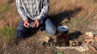 Ultimate Wood Burning Cook Stove  No Trace Campfire  BOB Stove [upl. by Skantze]