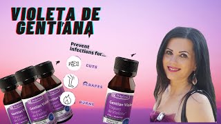 VIOLETA DE GENCIANA con AGUA pelo oscuro [upl. by Akehsat]