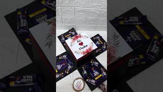 Chocolate explosion box 😍❤️ birthdaygift explosionbox chocolatebox [upl. by Aivon]