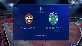 FIFA 20  CSKA Moscou x Sporting [upl. by Odraner]