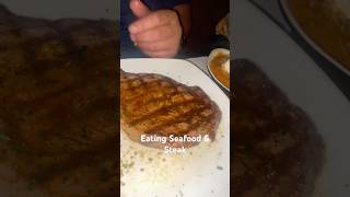 Eating Seafood amp Steak at Halfshell steakhouse oysters [upl. by Ecnesse]