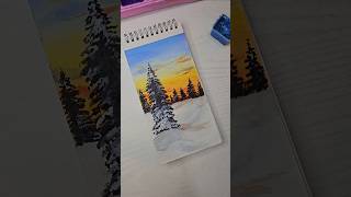 Easy painting idea😇🥰 art artist diy gouache painting youtubeshorts trending shorts reels [upl. by Cira]