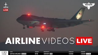 Exclusive Air Force One Lands at LAX During Our 24Hour Live Broadcast from the H Hotel [upl. by Bernice]