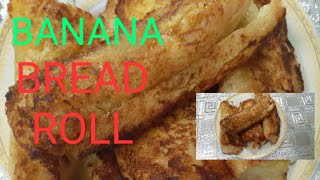 BANANA BREAD ROLLSNACKS RECIPE [upl. by Dareece]