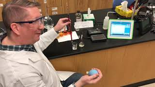 Spectrophotometric determination of an equilibrium constant [upl. by Zere]