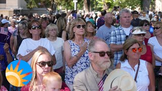 Granite Mountain Hotshots memorialized 10 years after wildfire killed 19 [upl. by Tenaej]