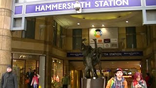 HAMMERSMITH TO PICCADILLY CIRCUS BY TUBE LONDON [upl. by Eliath676]