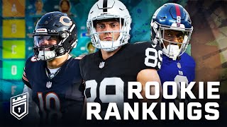 Updated 2024 Dynasty Rookie Rankings amp Tiers [upl. by Wira]