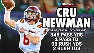 CRU NEWMAN PLAYED THE GAME OF HIS LIFE TO WIN A STATE TITLE 🏈 [upl. by Haroldson]