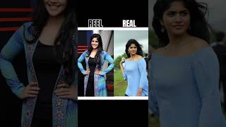 L I E movie 1Reel vs Real  shorts  viral shorts Megha AkashNithiin [upl. by Analli352]