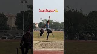 Long jumper 💪tracknfield power training sportsmotivation shorts sportsinspiration hardwork [upl. by Clement431]