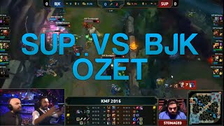 LOL I SUP vs BJK I KMF 2016 FİNALİ TÜM ÖZETİ [upl. by Eikcaj650]