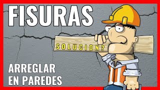 Solucionando Una Fisura en La Pared Como sellar Fisura en paredes diy construccion [upl. by Kcirdef]