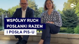 Paulina Matysiak i Marcin Horała zainaugurowali Ruch Społeczny quotTak dla Rozwojuquot TVN24 [upl. by Repooc]