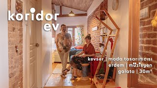 Koridor Ev 30 m²’ye Bir Çift Hayat Sığar mı [upl. by Atik]