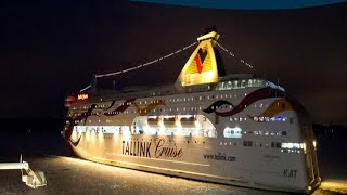 Ship Journey HelsinkiTallinn Night on MS Baltic Queen [upl. by Edasalof]