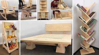 5 Proyectos en Madera Que debes Hacer Alguna Vez  Tutorial de Carpinteria [upl. by Nyladnohr]