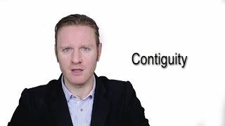 Contiguity  Meaning  Pronunciation  Word World  Audio Video Dictionary [upl. by Carper]