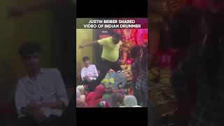 Indian Drummers Jagrata Performance Charms Justin Bieber  shorts [upl. by Emmerich]