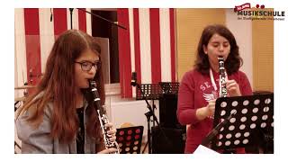 KlarinettenQuartett der Musikschule Traismauer Nutcracker Suite [upl. by Fotina]