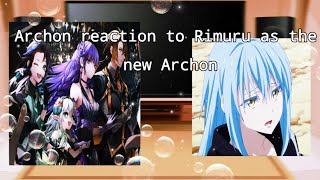 Archons react to Rimuru as the new Archon  Genshin Impact  Gacha Club [upl. by Notlem]