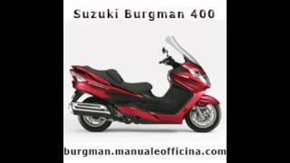 Suzuki Burgman Manuale Officina in ITALIANO [upl. by Mendie]